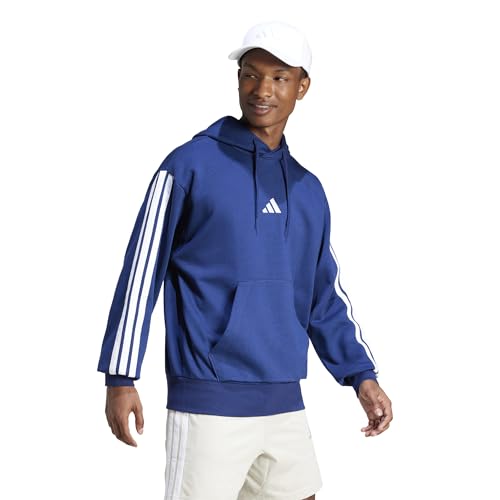 Men's 3-Stripe Fleece Pullover Hoodie