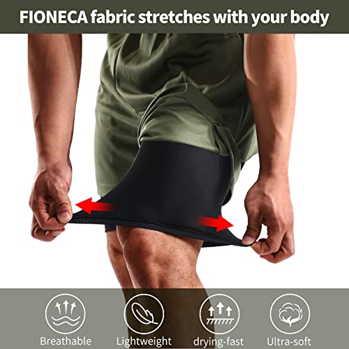 Men's 2-In-1 7 Inch Workout Shorts