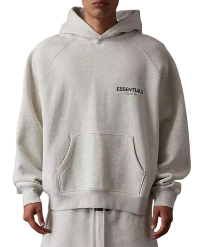Men's Cotton Blend Oversized Pullover Hoodie