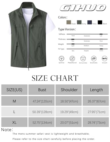 Men's Lightweight Outdoor Utility Vest