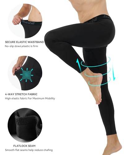 Men's Athletic Compression Running Tights