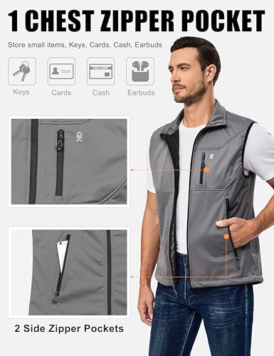 Men's Lightweight Softshell Outdoor Vest