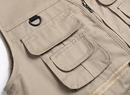 Men's Multi Pocket Outdoor Fishing Vest