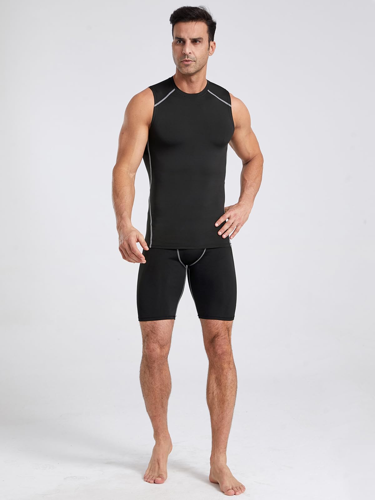 Men's Quick-Dry Compression Training Tank Tops