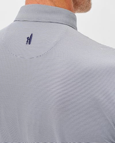 Men's Striped Stretch Performance Polo Shirt