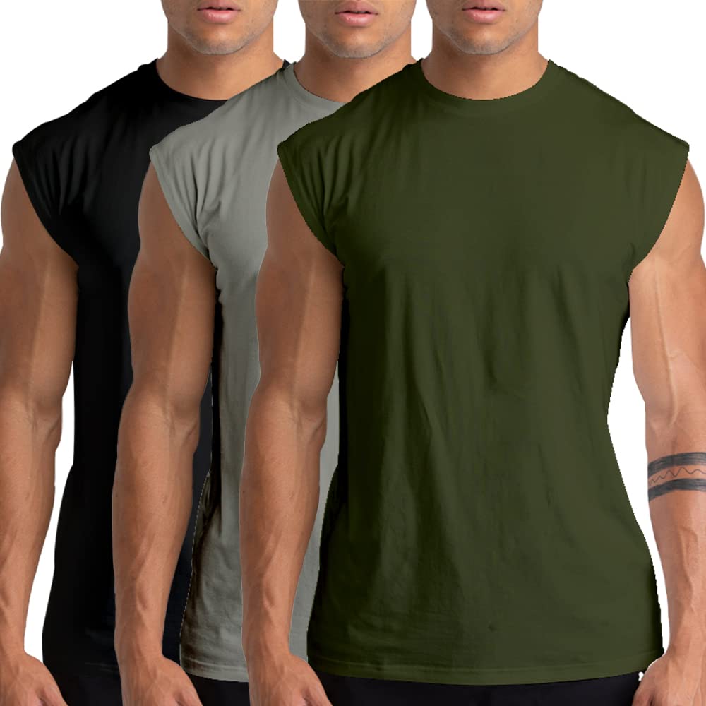 Men's Athletic Muscle Tank Tops Pack