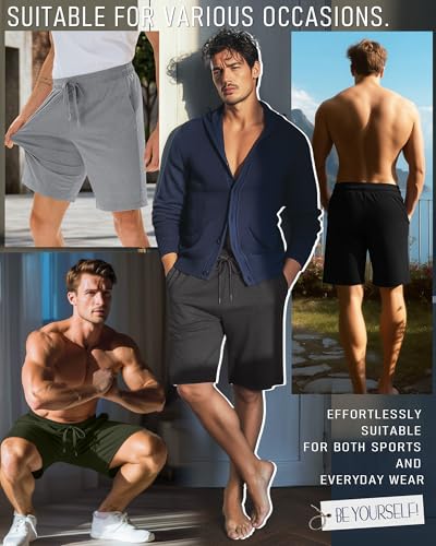 Men's 9 Inch Athletic Workout Shorts