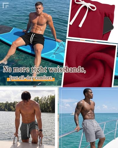 Men's Big & Tall Athletic Sweat Shorts