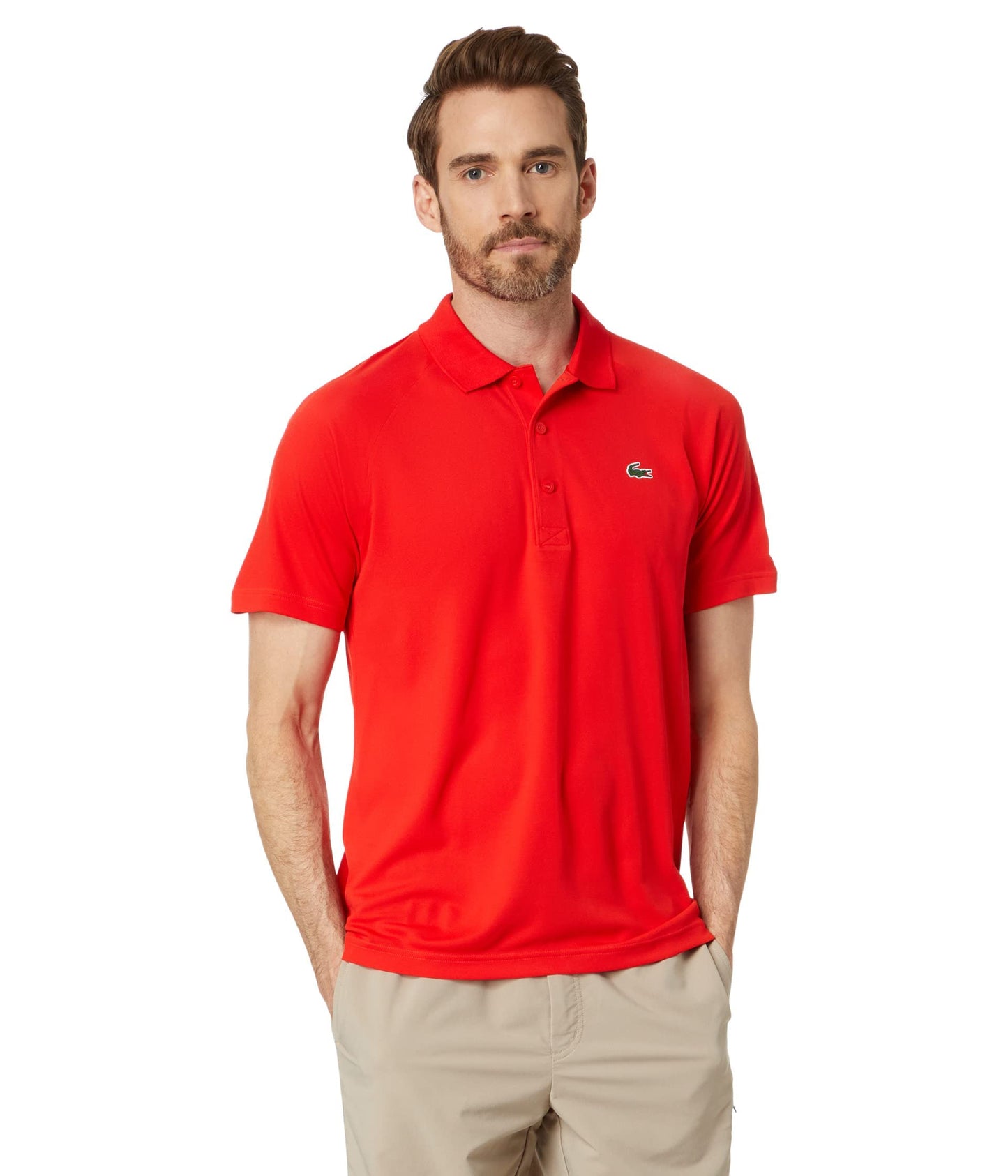 Lacoste Men's Regular Fit UV Protect Golf Polo Shirt