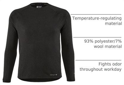 Heavyweight Wool Blend Fleece Base Layer