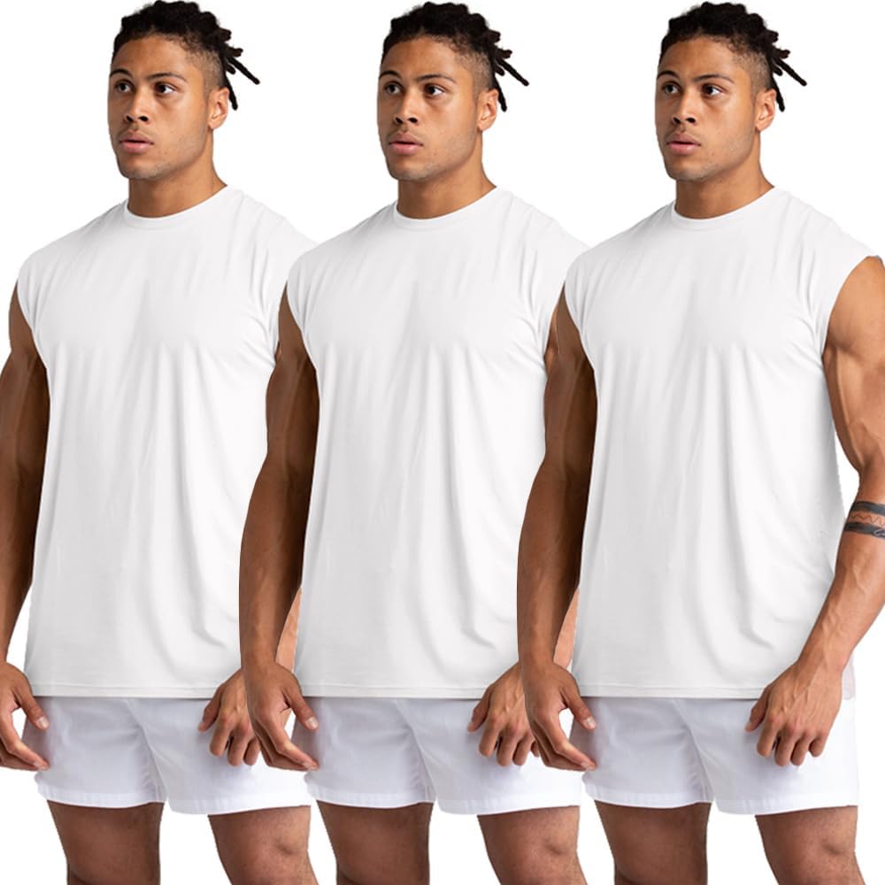 Men's Athletic Workout Tank Tops 5 Pack