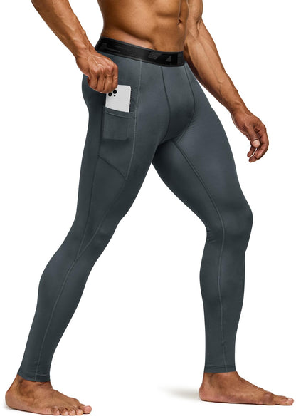 Men's Cool Dry Compression Running Tights