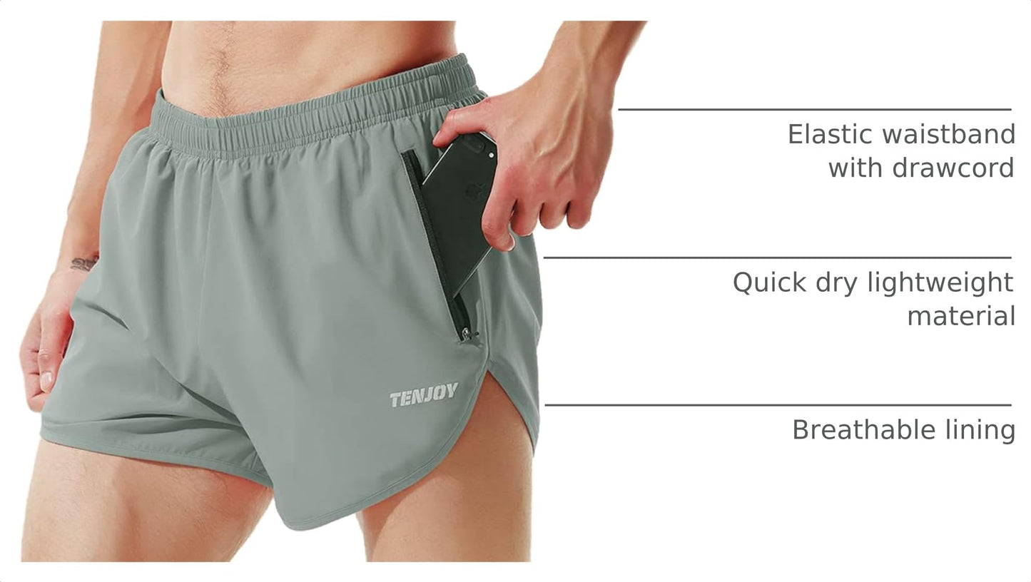 Men's 3 Inch Running Workout Shorts