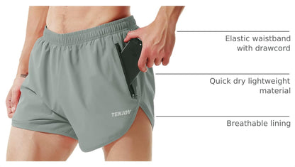 Men's 3 Inch Running Workout Shorts