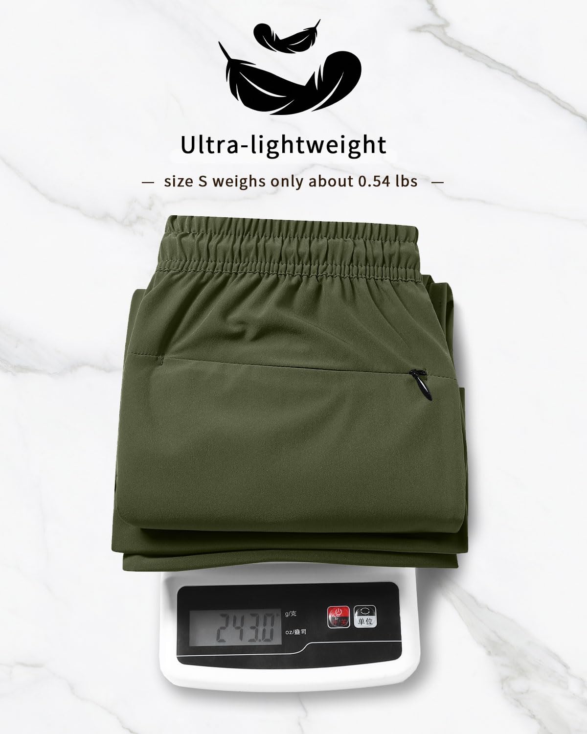 Men's Lightweight Quick-Dry Hiking Jogger Pants