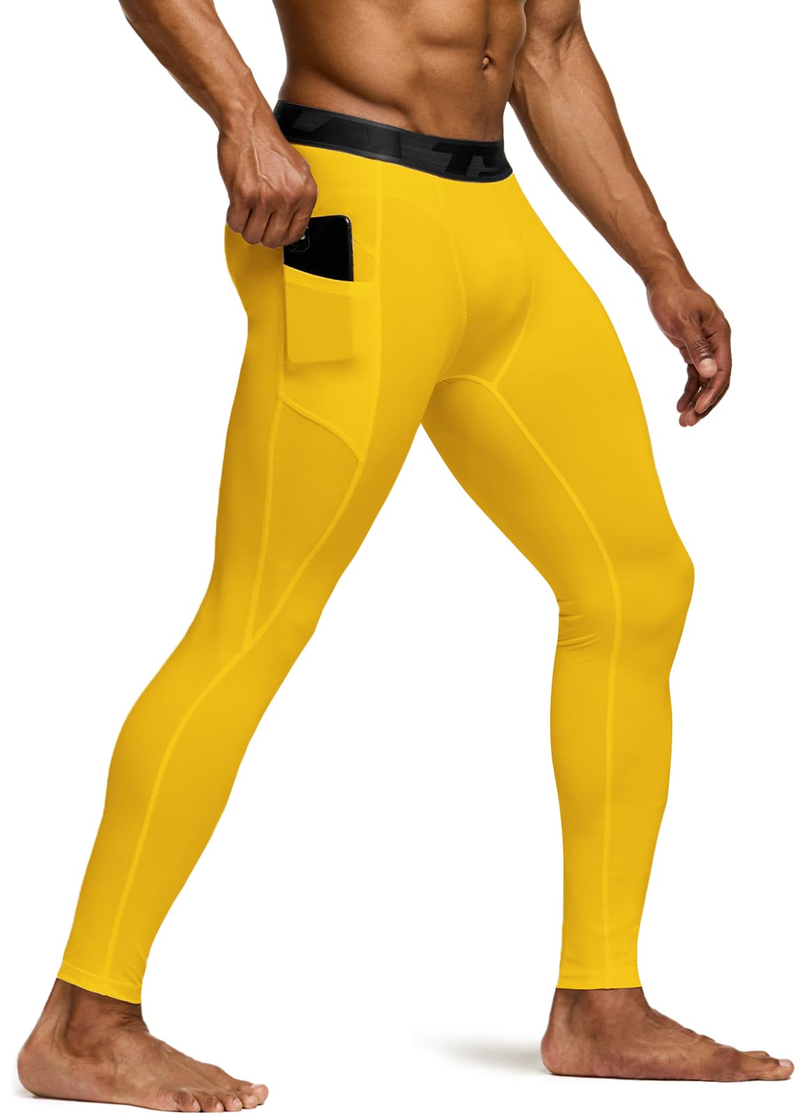 Men's Cool Dry Compression Running Tights