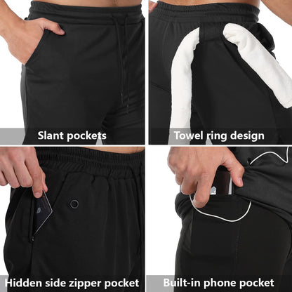 Men's 2-In-1 Compression Running Shorts