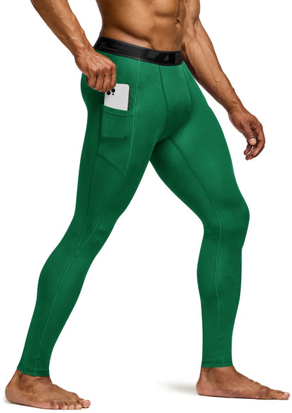 Men's Cool Dry Compression Running Tights
