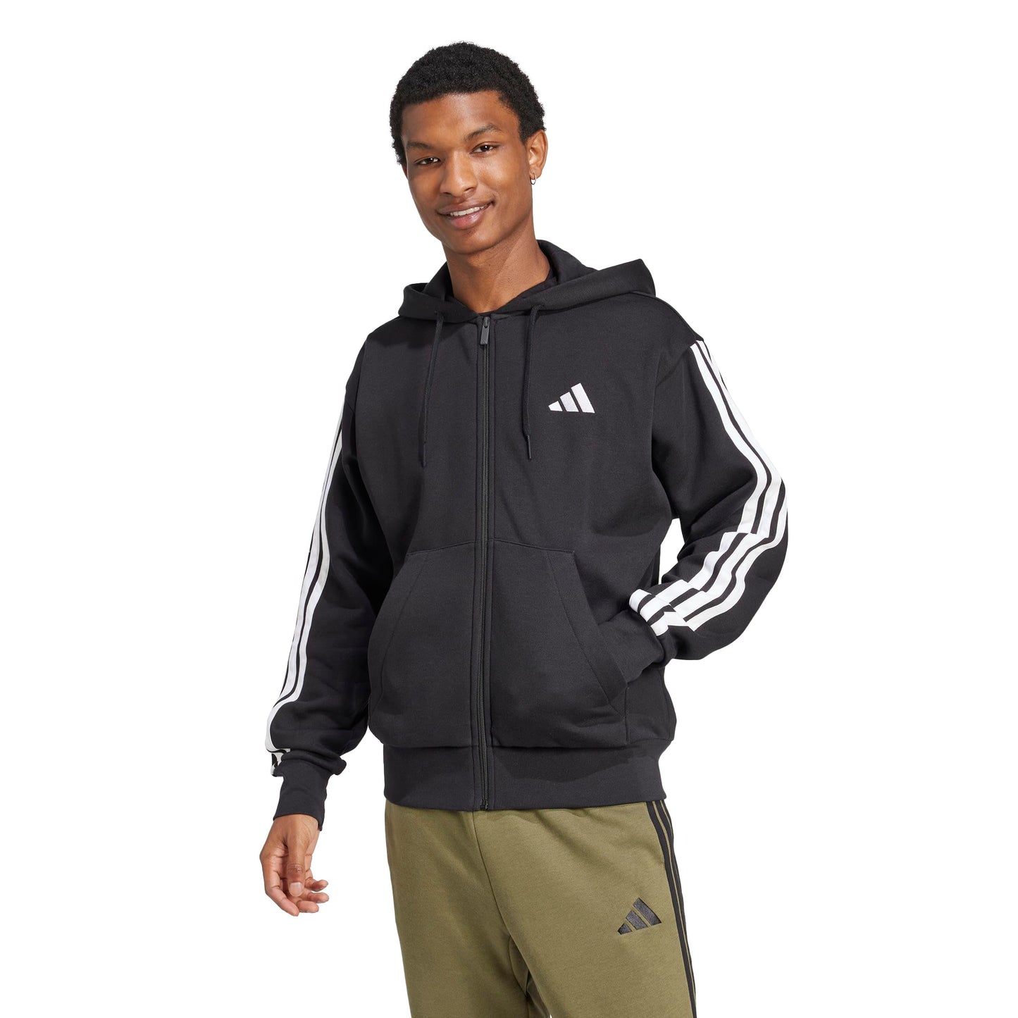 Men's 3-Stripe Fleece Pullover Hoodie