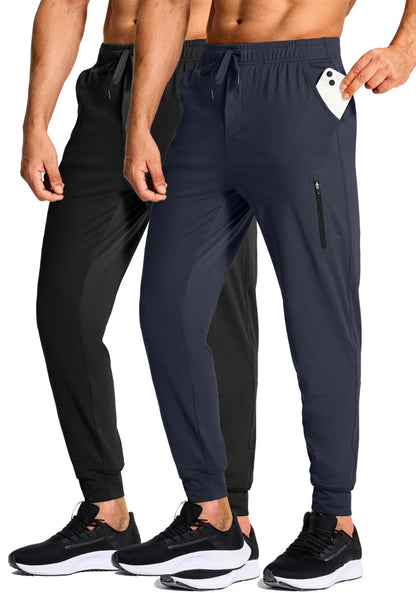 Men's Stretch Athletic Jogger Pants
