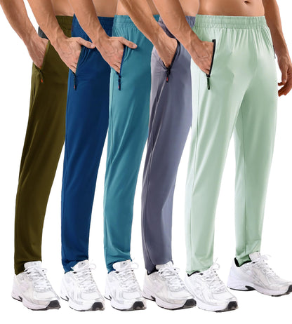 Men's Lightweight Stretch Athletic Jogger Pants