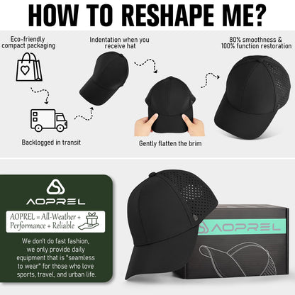 Breathable Quick-Dry Mesh Performance Cap