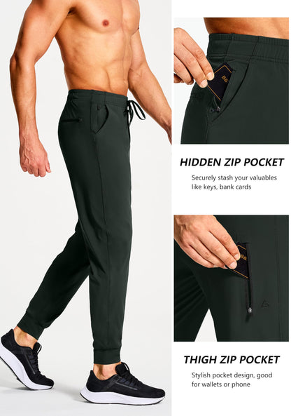 Men's Stretch Athletic Jogger Pants