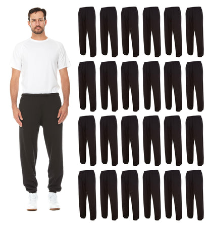 Men's Black Bulk Jogger Sweatpants Pack