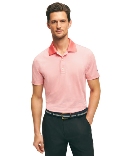 Men's Stretch Performance Stripe Golf Polo