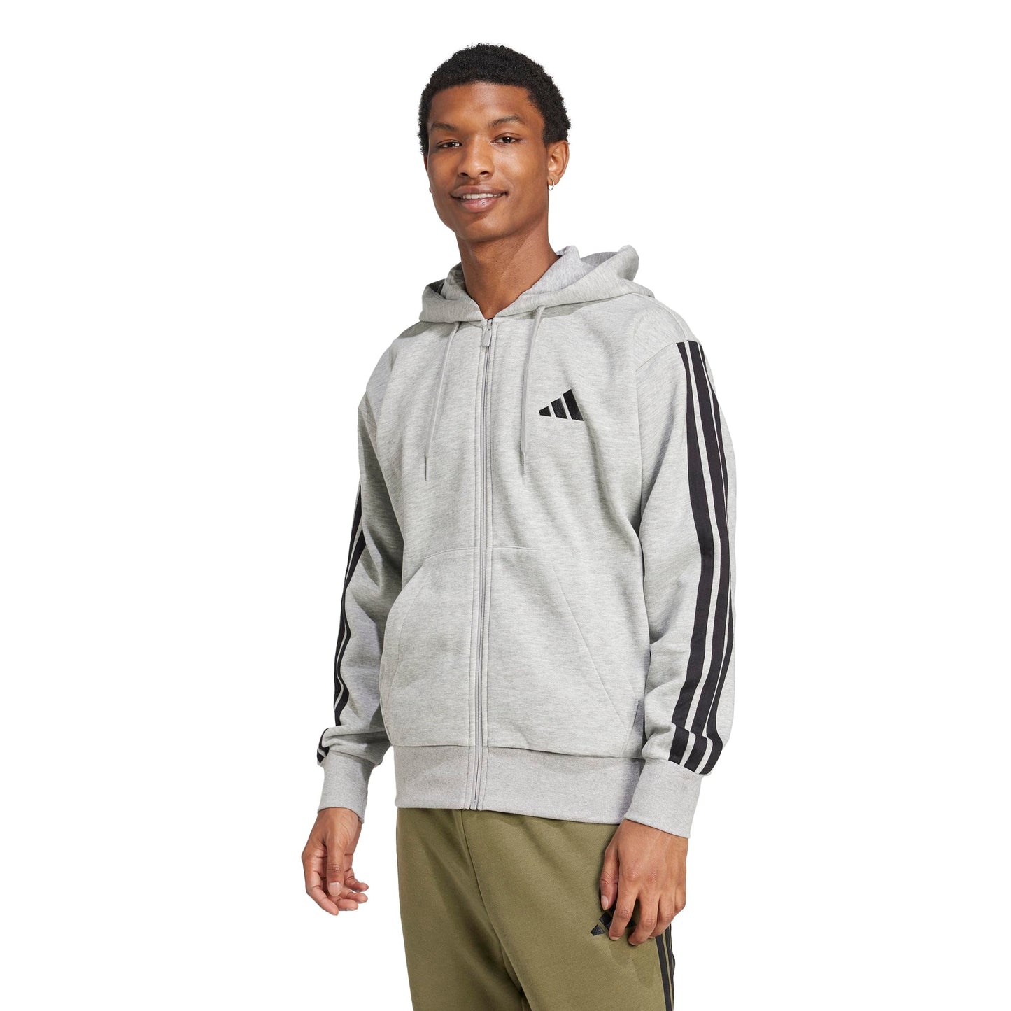 Men's 3-Stripe Fleece Pullover Hoodie