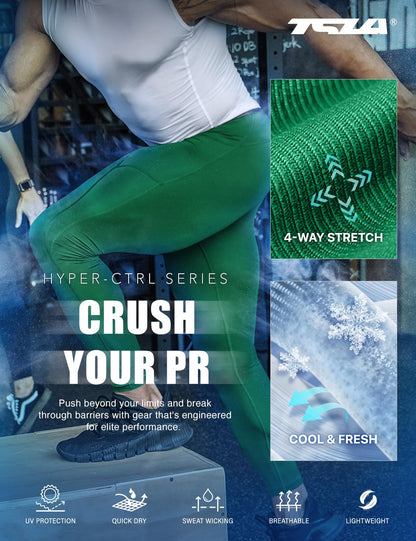 Men's Cool Dry Compression Running Tights