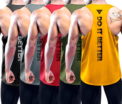 Men's Dry Fit Athletic Tank Tops 5 Pack