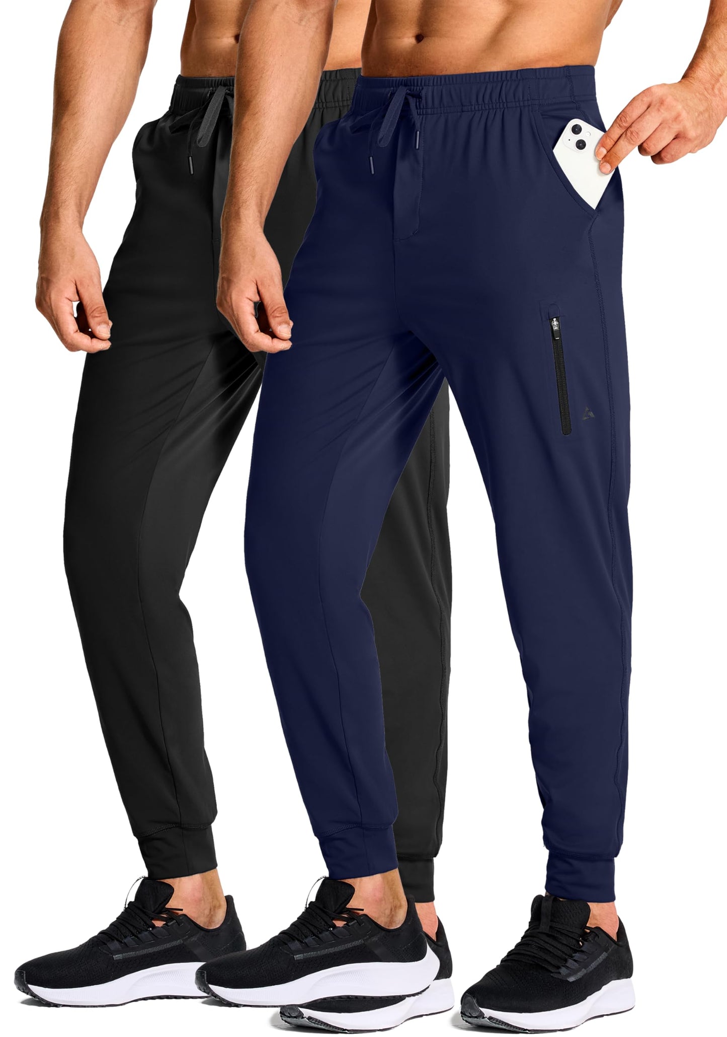 Men's Stretch Athletic Jogger Pants