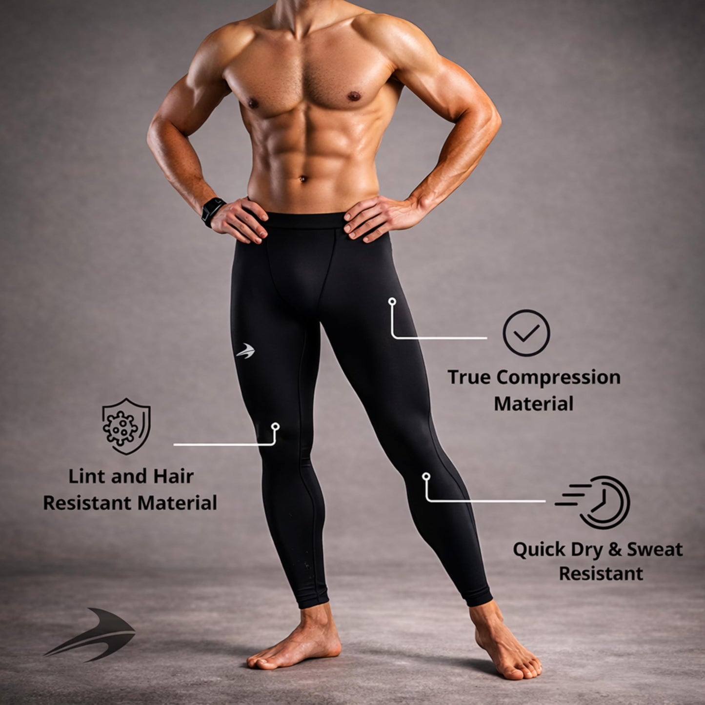 Men's Compression Base Layer Tights