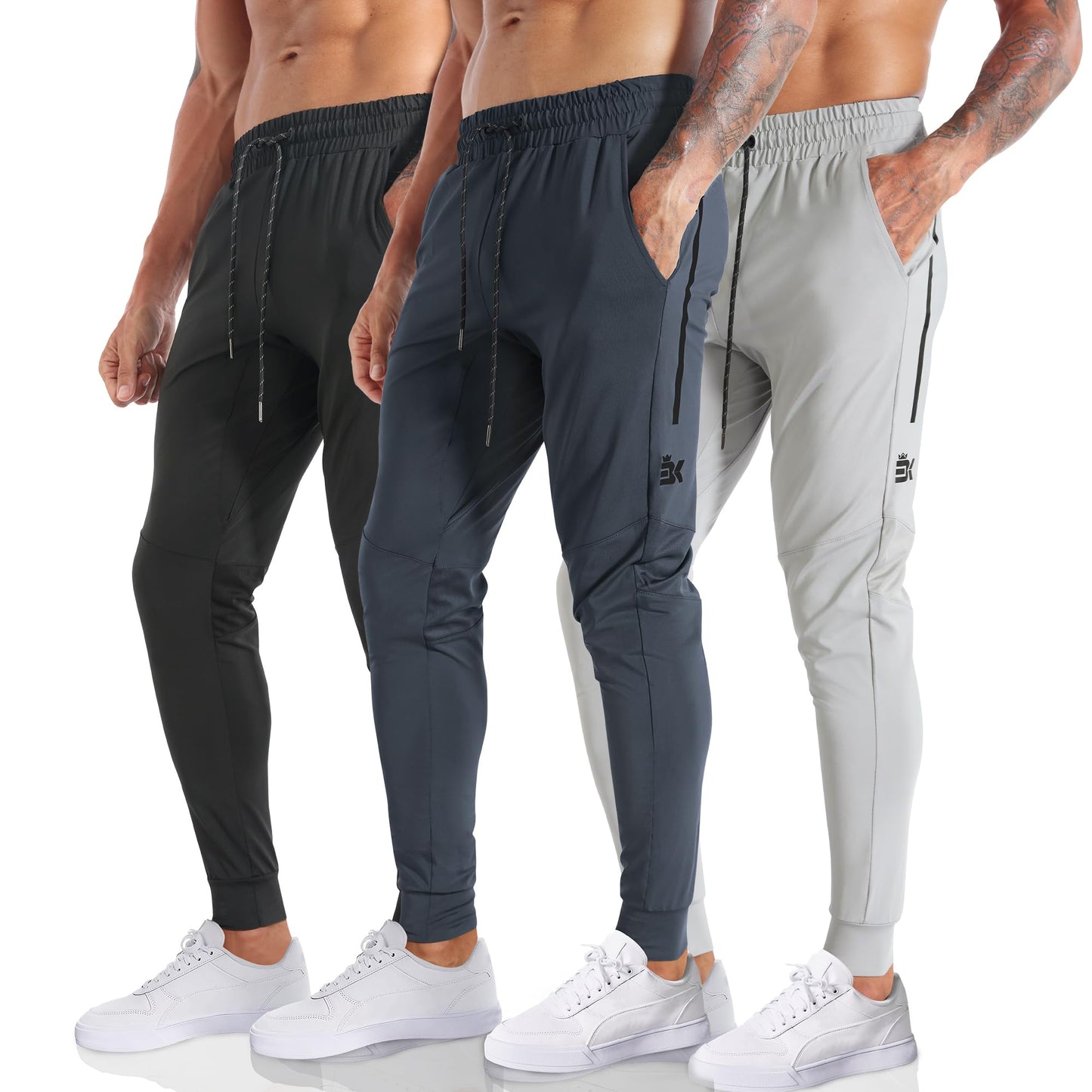 Men's Lightweight Quick-Dry Athletic Joggers