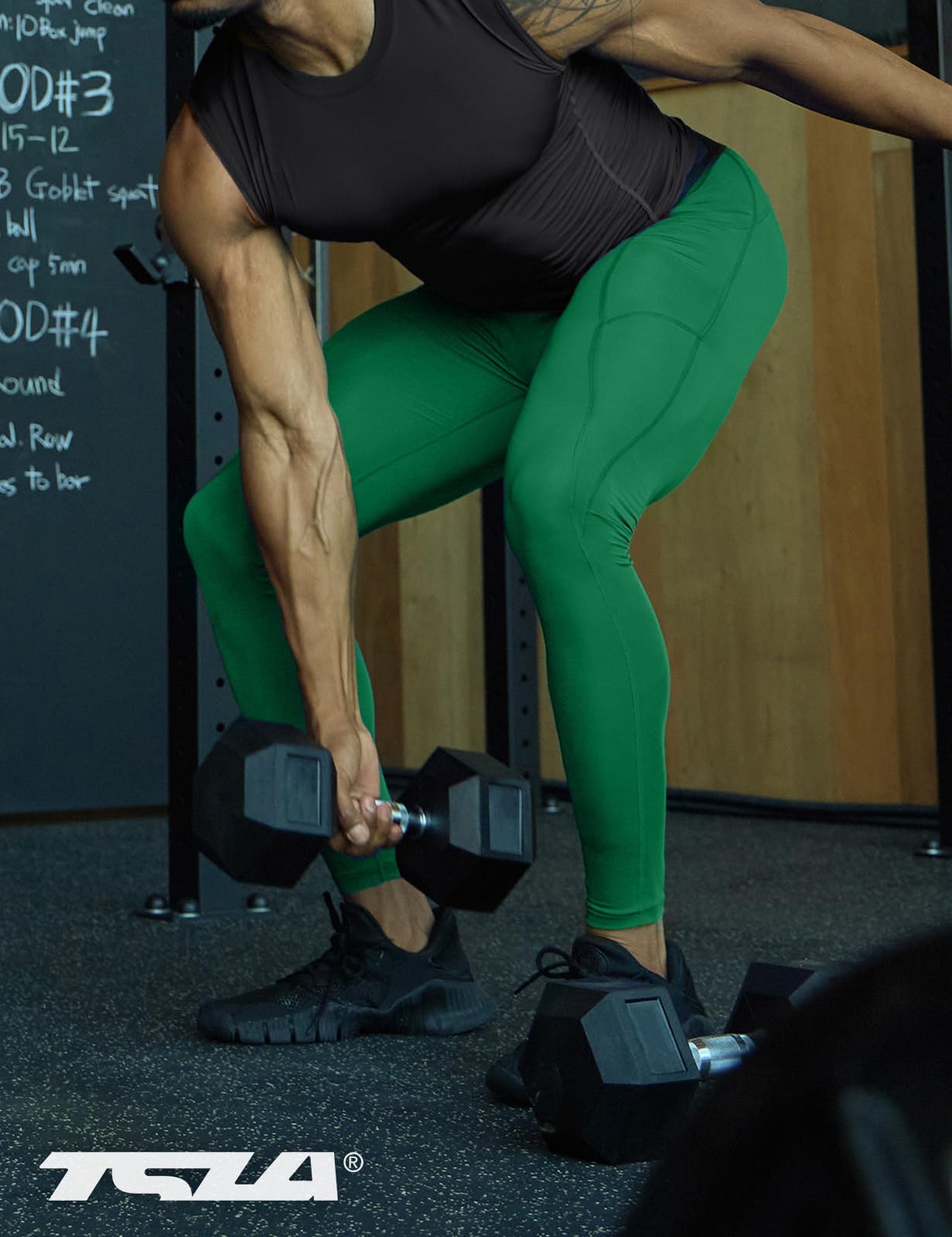 Men's Cool Dry Compression Running Tights