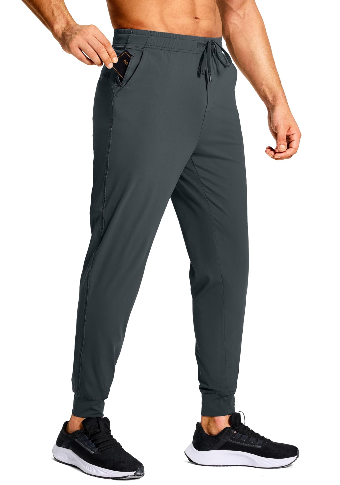 Men's Stretch Athletic Jogger Pants