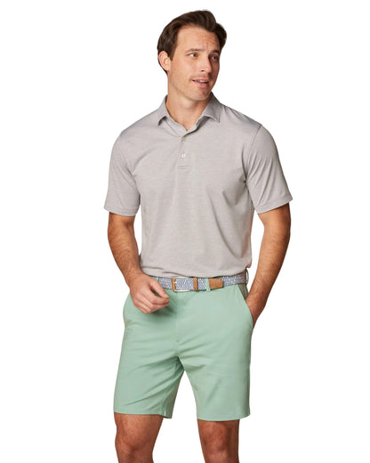 Men's Striped Stretch Performance Polo Shirt