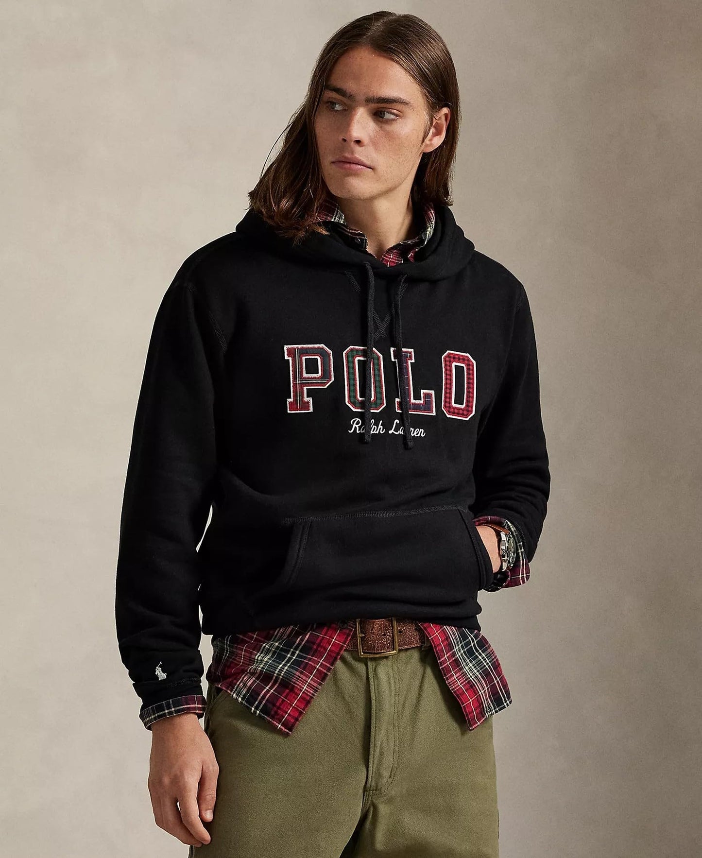 Men's Graphic Embroidered Hooded Sweatshirt