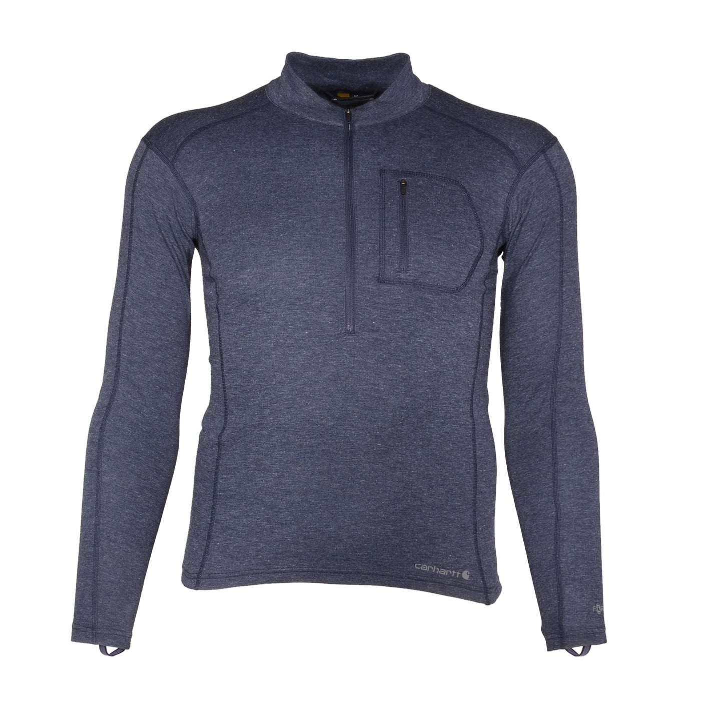 Men's Quarter Zip Wool Blend Base Layer