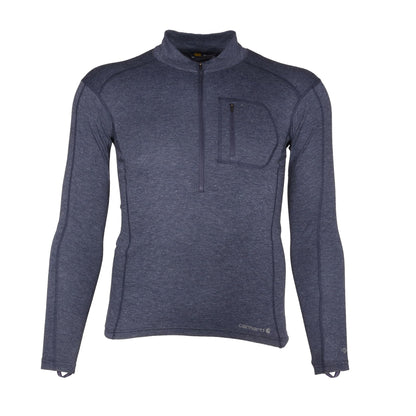Men's Quarter Zip Wool Blend Base Layer
