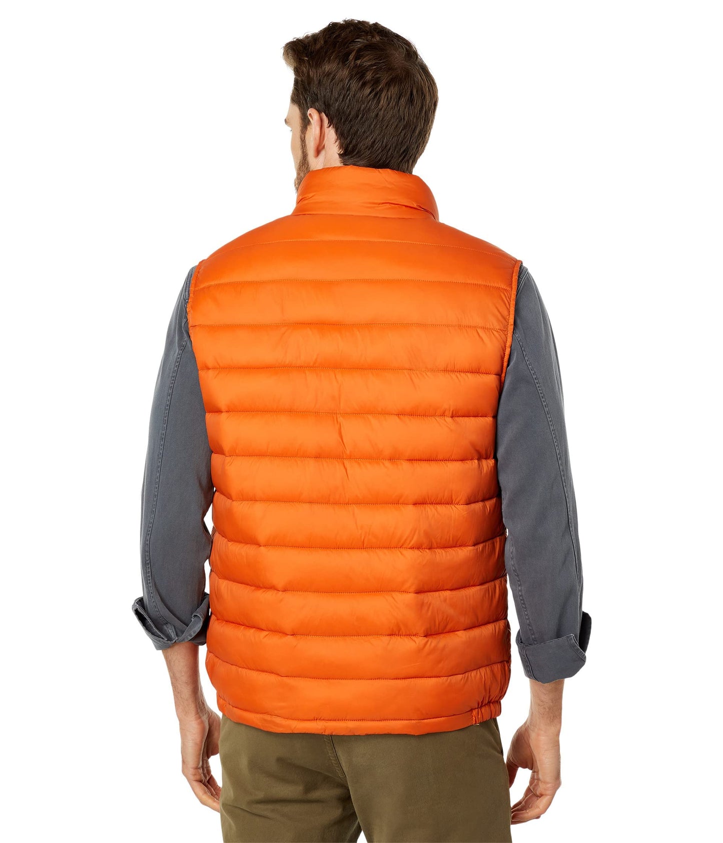 Cole Haan Men's Quilted Puffer Vest With Chest Zip Pocket