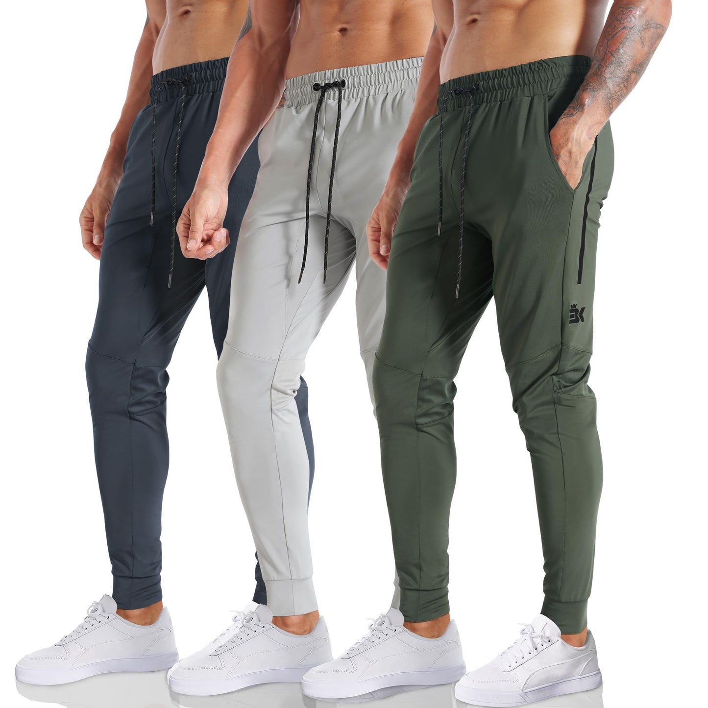 Men's Lightweight Quick-Dry Athletic Joggers
