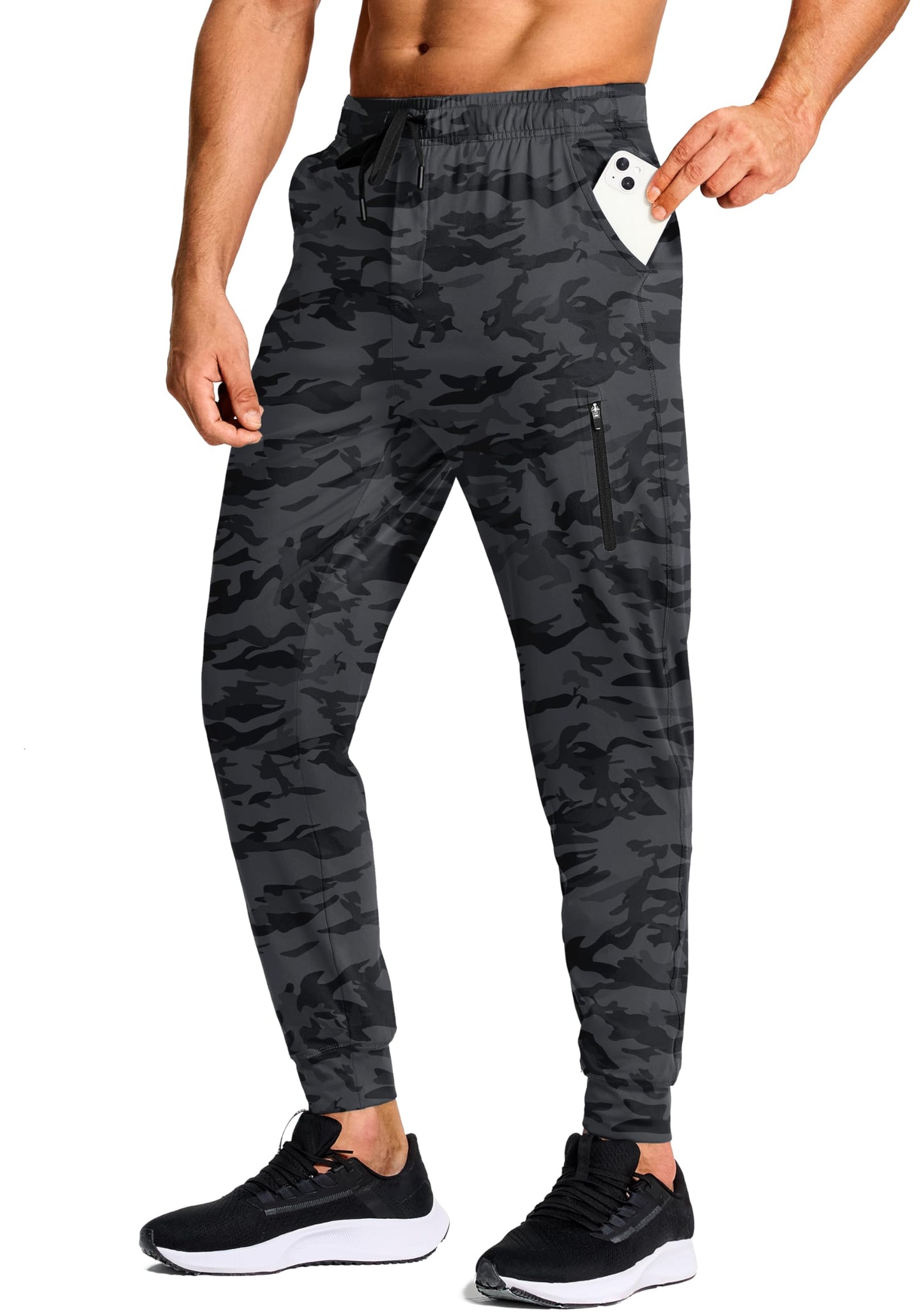 Men's Stretch Athletic Jogger Pants