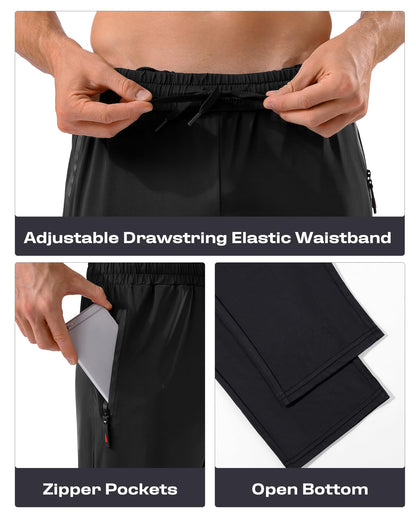 Men's Lightweight Stretch Athletic Jogger Pants