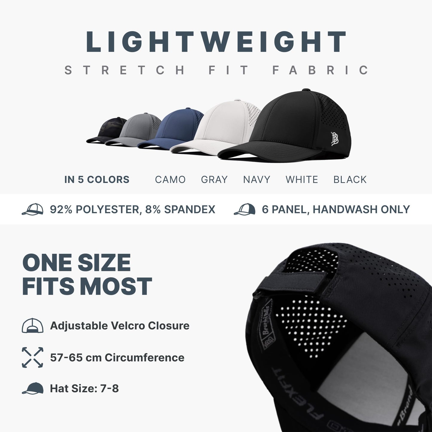 Quick-Dry Water Repellent Performance Hat