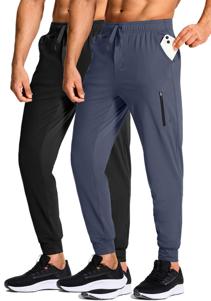 Men's Stretch Athletic Jogger Pants