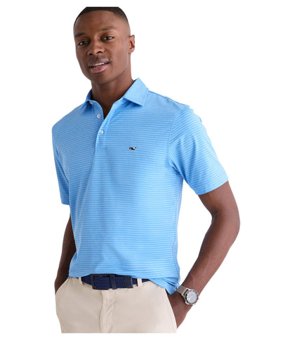Vineyard Vines Men's Bradley Stripe Sankaty Polo