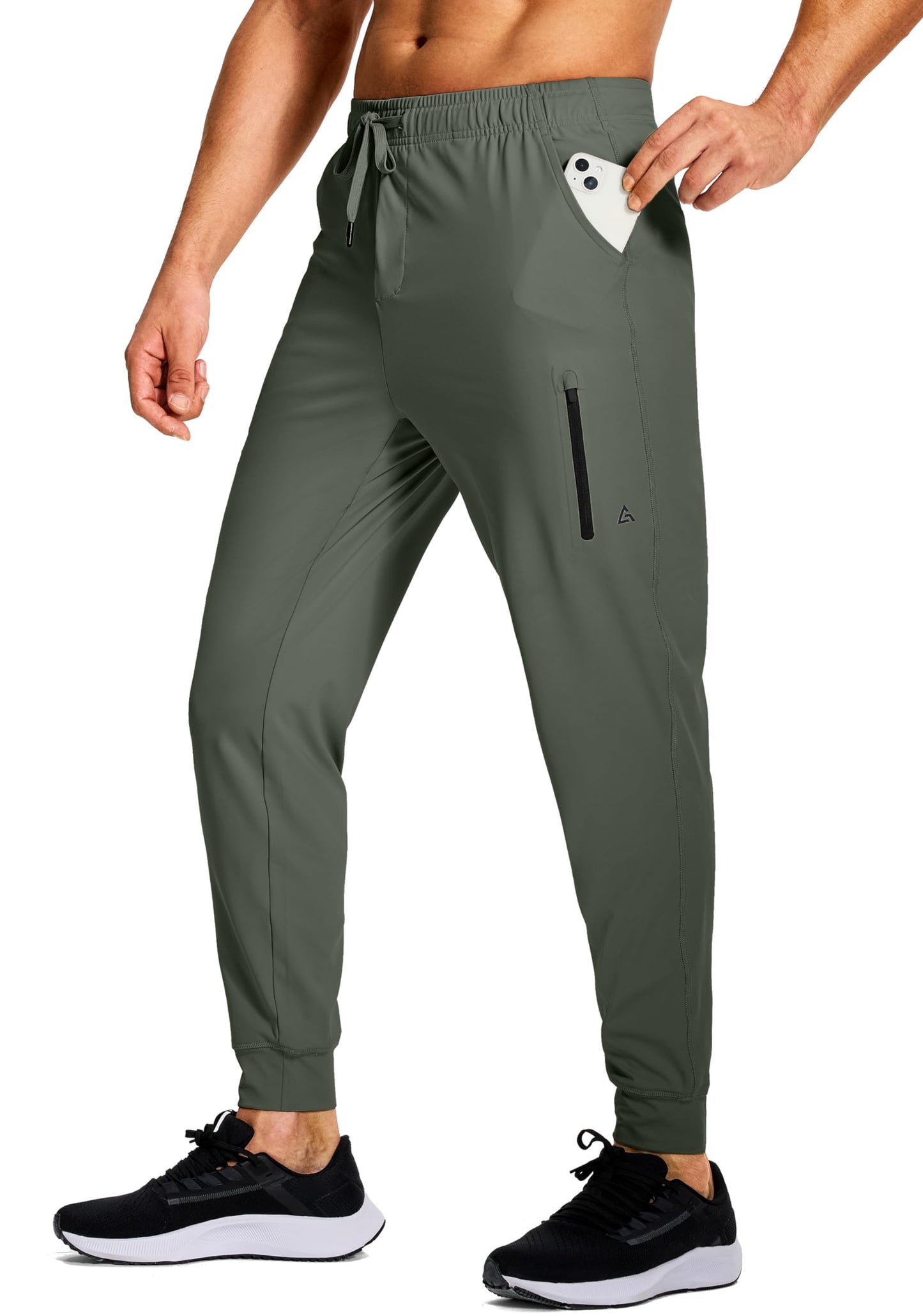 Men's Stretch Athletic Jogger Pants