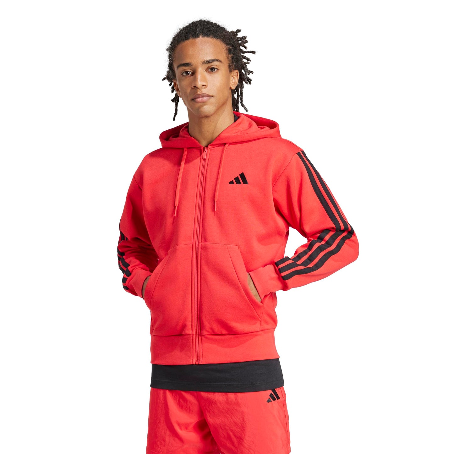 Men's 3-Stripe Fleece Pullover Hoodie